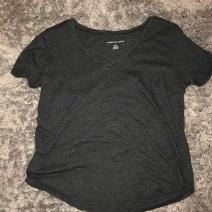 Dark gray t shirt so cute